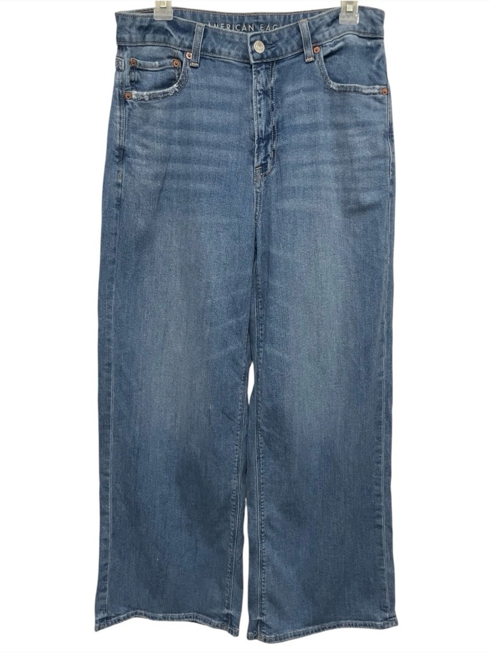 American eagle super high rise baggy wide leg jeans